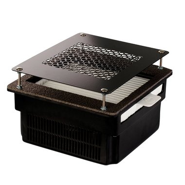 Schwarzer TERI Turbo-Staubsammler aus schwarzem Netz - Фото №1