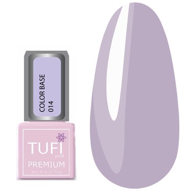 TUFI profi PREMIUM Color Base 014 Translucent Violet 8 ml (0103863) - Фото №1