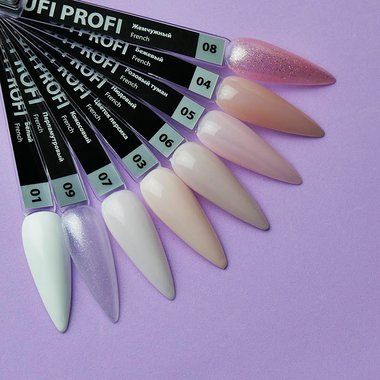 Гель-лак TUFI profi PREMIUM French 08 жемчужный 8мл (0103026) - Фото №4