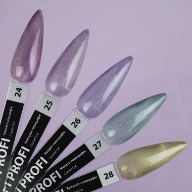 Гель-лак TUFI profi PREMIUM Crystal Cat 24 гранат голографик 8 мл (0173917) - Фото №5