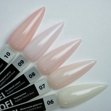 TUFI profi PREMIUM RUBBER FRENCH BASE 006 Milky Girl 8 ml (0123391) - Фото №3