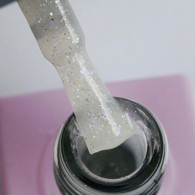 Тоp TUFI profi PREMIUM Diamond Potal Matte Top with potal and shimmer space 8 ml (0125770) - Фото №2