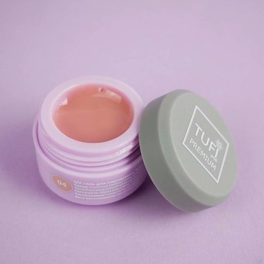 UV-Gel für Extensions TUFI profi PREMIUM Gel 04 Cover Light 5 g (0105934) - Фото №3