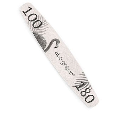 Aba Group SAFE PACKAGE Nail file ELIPSE 100/180 STANDARD - FLAMING - Фото №1