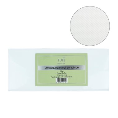 Depilation stripes (for sugaring) TUFI profi PREMIUM 100 pcs (0121131) - Фото №1