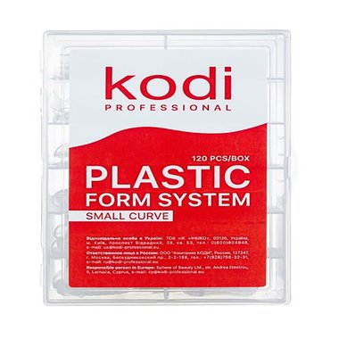 Obere Formen KODI für Nagelverlängerungen №2 Kleine Kurve - Фото №4