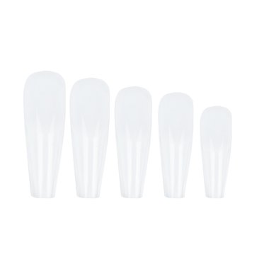 Типсы Vicovi острые прозрачные 240шт модель PH-27 - Фото №1