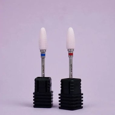 Cutter for manicure TUFI profi PREMIUM ceramic corn 600032REV reversible red notch - Фото №2