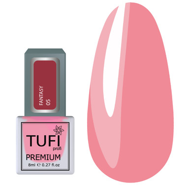 Decorative nail polish TUFI profi PREMIUM Fantasy 05 pink balsam 8 ml - Фото №1