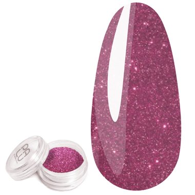 Пудра-блестки для ногтей PALU ETERNAL GLOW 5 бордовый 1 г - Фото №1