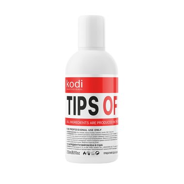 KODI Tips Off for removing nail polish 250 ml