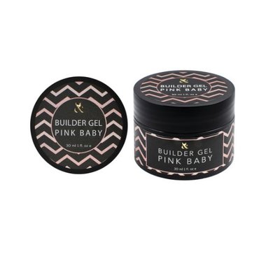 Builder gel F.O.X Pink baby pale pink 30 ml - Фото №2
