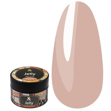 Gel for extension FOX Jelly Cover Natural nude 30 ml - Фото №1