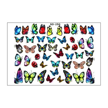 Слайдер дизайн Crystaloff SD-250 мотыльки