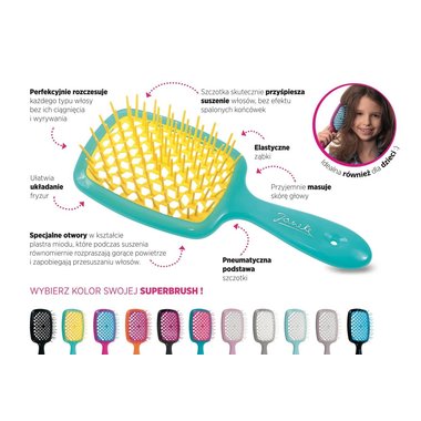 Супербраш Janeke оранжево-фиолетовая 22 см (86SP226 ARA) - Фото №2