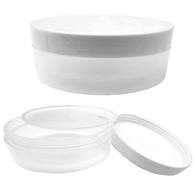 Kosmetikdose mit Membran und weißem Deckel 25 ml