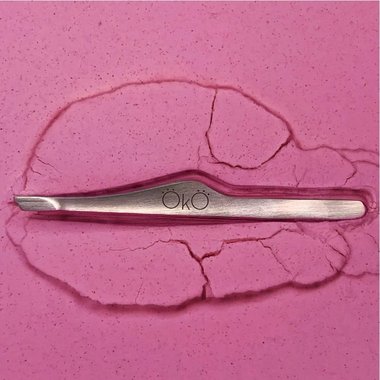 Eyebrow tweezers OkO 01 sharpened by hand - Фото №2