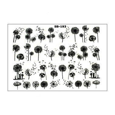 Slider design Crystaloff SB-193 flowers