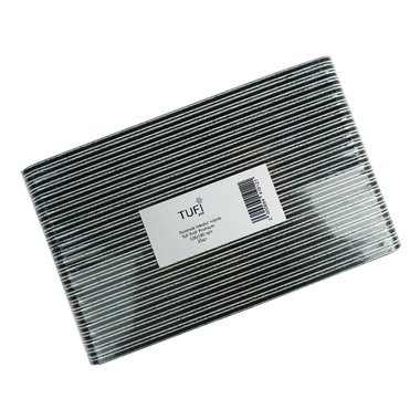 Пилочка TUFI profi PREMIUM черная 100/180 грит 17,8 см 25 шт (0122154) - Фото №2