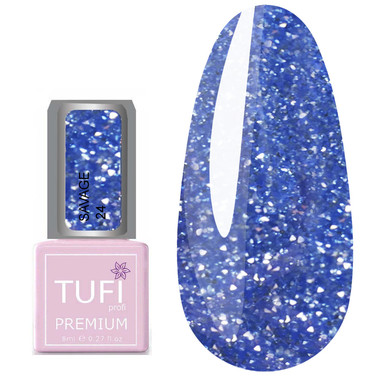 Gel polish TUFI profi PREMIUM Savage 24 reflective London 8 ml (0227077) - Фото №1