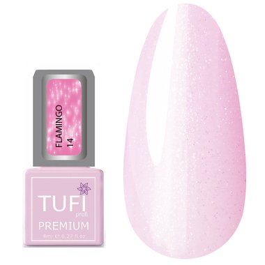 Gelpolitur TUFI profi PREMIUM Flamingo 14 florale Eis - Фото №1
