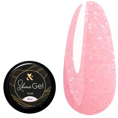 F.O.X Shine Gel Rose, 15 мл (JAR) - Фото №1