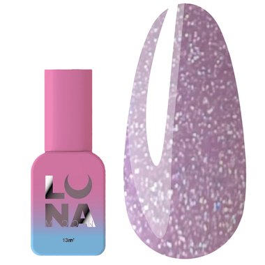 Base LUNA Cover Base №10 lilac with shimmer 13 ml (315-0472) - Фото №1