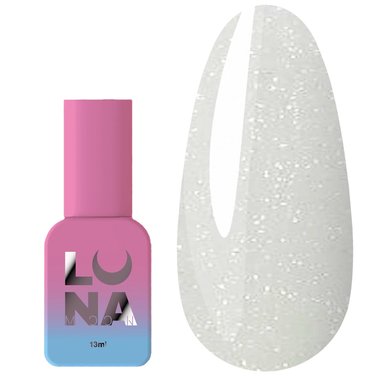 Base LUNA Cover Base №11 Grau mit großem Schimmer - 13 ml (315-0473) - Фото №1