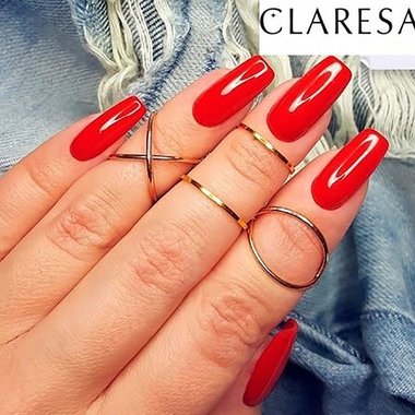 Gel polish Claresa RED 412 red 5 g - Фото №4