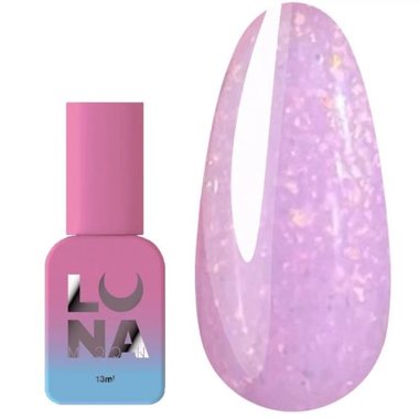 Base LUNA Crystal Base №5 milky pink with gold flakes 13 ml (317-1259) - Фото №1