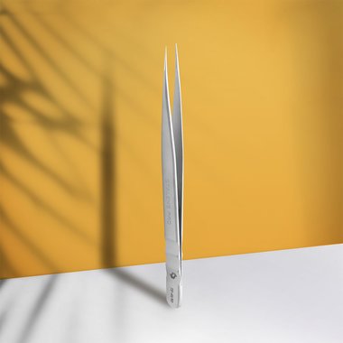 Eyelash tweezers STALEKS EXPERT 41 TYPE 10 (straight needle) - Фото №2