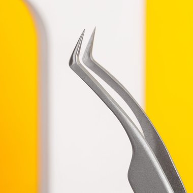 Eyelash tweezers STALEKS EXPERT 41 TYPE 2 (L-shaped,40') - Фото №3