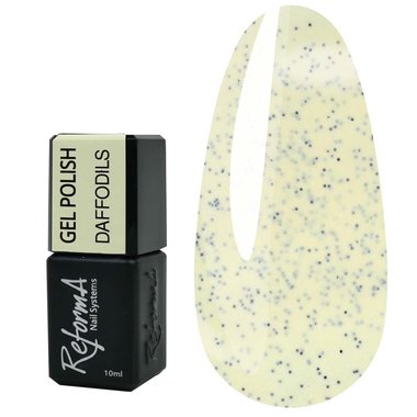 Гель-лак REFORMA Daffodils желтый с крошкой 10 мл (942080)