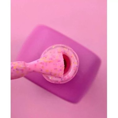 База LUNA Tutti Frutti №11 розовый с разноцветными вкраплениями 13 мл - Фото №2