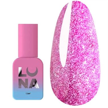 Base LUNA Lurex Base №8 Pink 13 ml (319-1074) - Фото №1