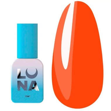 Гель-лак LUNA №143 неоновый сочный апельсин 13 мл - Фото №1