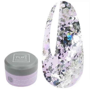 Гель-лак TUFI profi PREMIUM Sparkle 06 белое золото 5 мл (0243534) - Фото №1