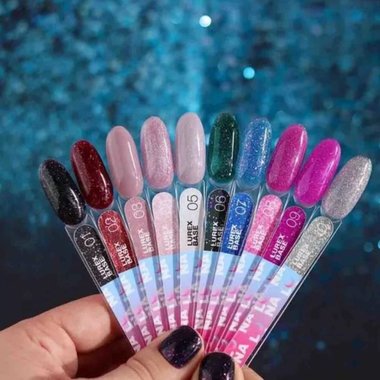 Base LUNA Lurex Base №7 Hellblau 13 ml (319-1073) - Фото №2