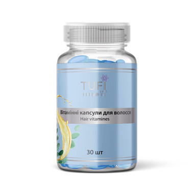 Vitamin capsules TUFI profi PREMIUM for hair nutrition and smoothness 30 pcs (0244118) - Фото №1
