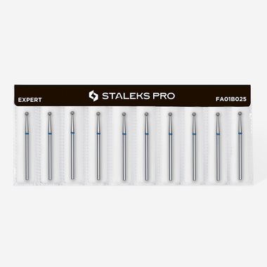 Алмазная фреза, синий шарик, диаметр 2,5 мм (кратно 10) - Фото №3