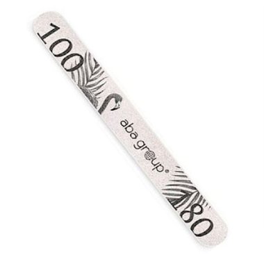 Aba Group SAFE PACKAGE Пилочка для ногтей PROSTY 100/180 SLIM - FLAMING, 25 шт - Фото №1