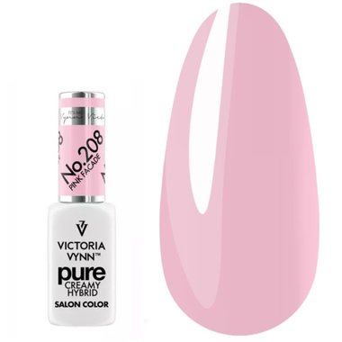 Gellack PURE CREAMY HYBRID 208 Pink Facade
