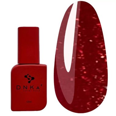 Base DNKa Cover №005 red with gold and red shimmer, 12 ml