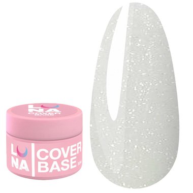 Base LUNA Cover Base №11 Milchig mit Mikroschimmer 30 ml
