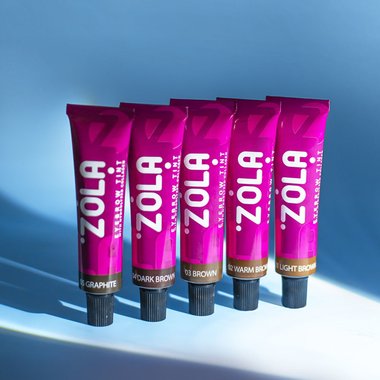 Eyebrow and eyelash dye ZÓLA №04 dark brown 15 ml - Фото №2