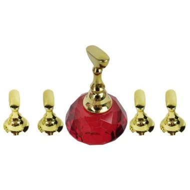Magnetic tip stand STARLET 5 pcs red