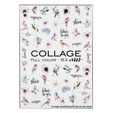 Slider design Crystaloff Collage full color 63 birds