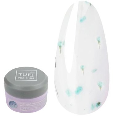 Gel polish TUFI profi PREMIUM Bloom 03 with dried crocus flowers 5ml - Фото №1