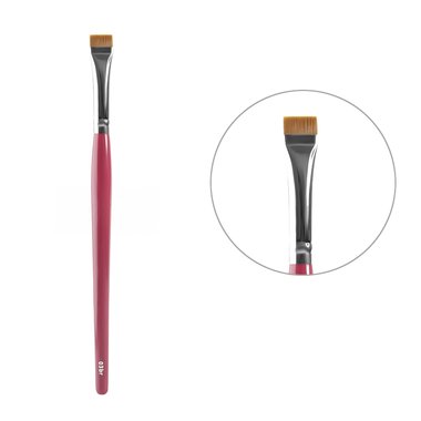 Augenbrauenpinsel ZOLA 03br breit mit gerader Form purpurrot - Фото №1