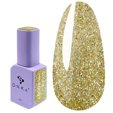 Gel polish DNKa 0097 gold glitter 12 ml (GPDC0097) - Фото №1